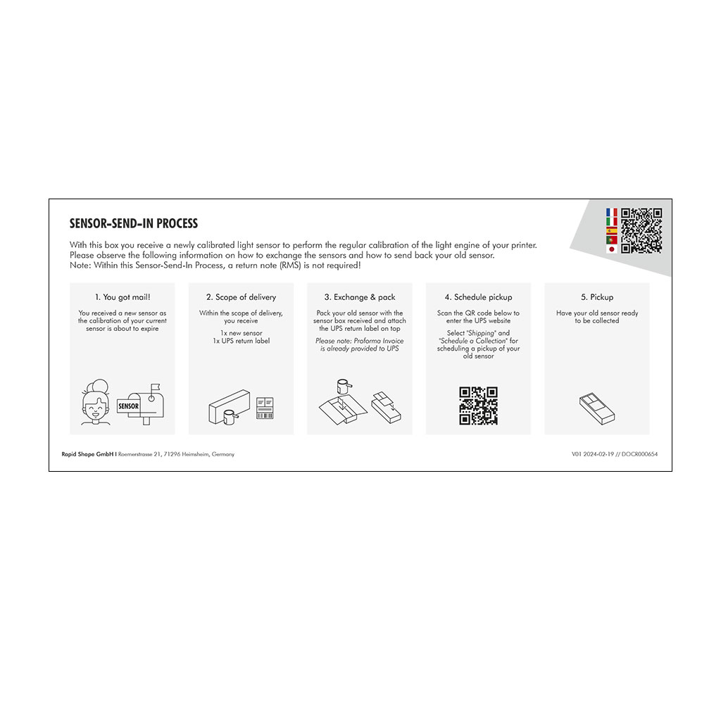 Light sensor recalibration